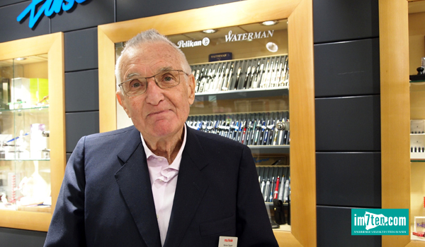 Werner Sopper führte das Papierwarengeschäft Mastnak in der Neubaugasse viele Jahre lang.