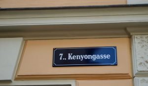 Die Kenyongasse in Wien 1070 wurde nach einer Frau benannt.