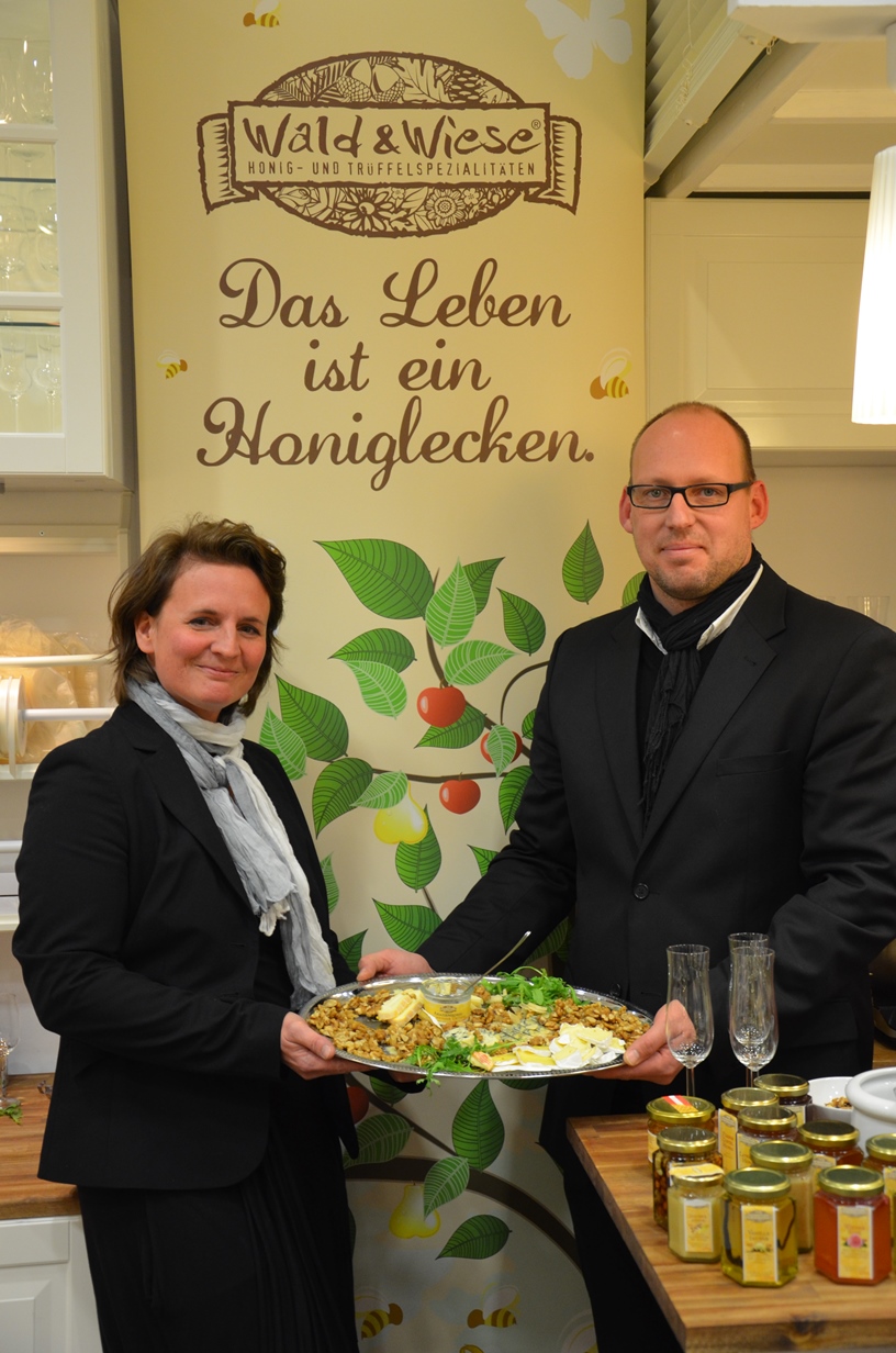 Marianne und Kurt Wilhelm führen das Honigspezialitätengeschäft Wald & Wiese in Wien.