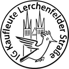 Das Logo der IG Kaufleute Lerchenfelder Straße in 1070 Wien.