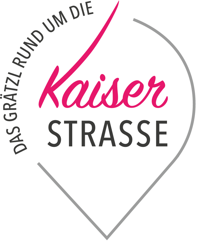 Das Logo der IG Kaufleute Kaiserstraße in 1070 Wien.