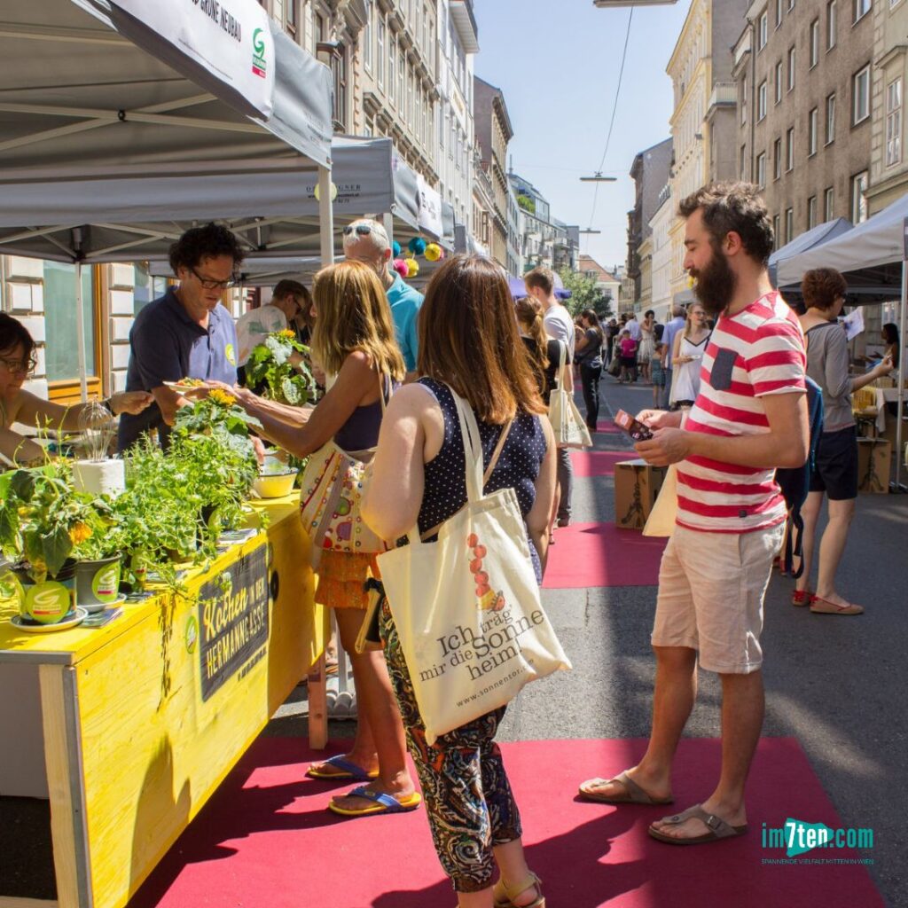 Kochen in der Hermanngasse war ein Projekt der Westbahnstraße mit Unterstützung der Kaiserstraße und der Neubaugasse.