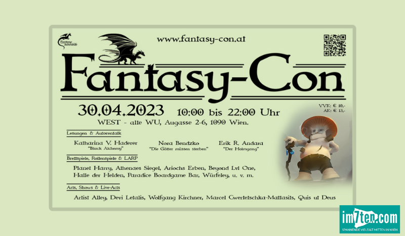 Flyer zur Fantasy-Con, vom Verein Fantasy-Schmiede.
