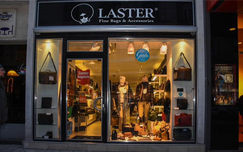 Laster Bags in der Neubaugasse 38, 1070 Wien, führt ausgewählte Handtaschen für alle Bedürfnisse.