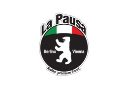 Das Logo der Pizzaria La Pausa in der Neubaugasse 70, 1070 Wien
