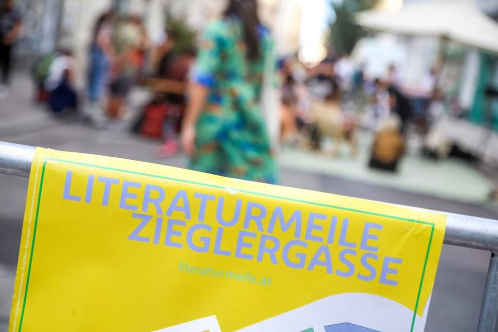 Literaturmeile in der Zieglergasse, Foto: © Christian Fürthner