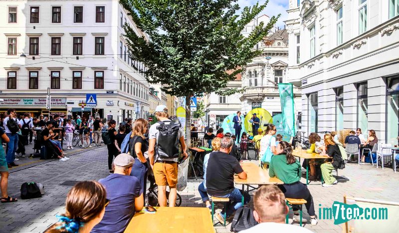 Literaturmeile in der Zieglergasse, 1070 Wien. Foto: © Christian Fürthner