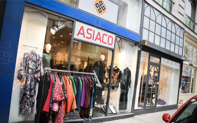 Besuche Asiaco in der Neubaugasse 33, 1070 Wien, für traditionelle und moderne chinesische und japanische Mode.