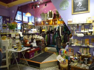 Innenansicht des Aurinshops in der Kirchengasse, Foto: Veronika Fischer