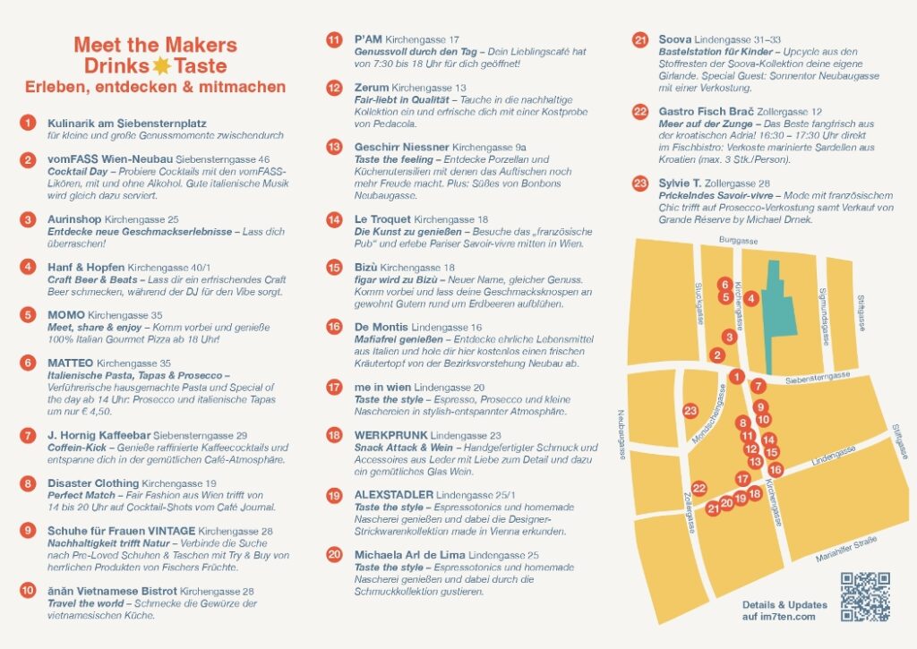 Meet the Makers – Drinks & Taste im Siebensternviertel