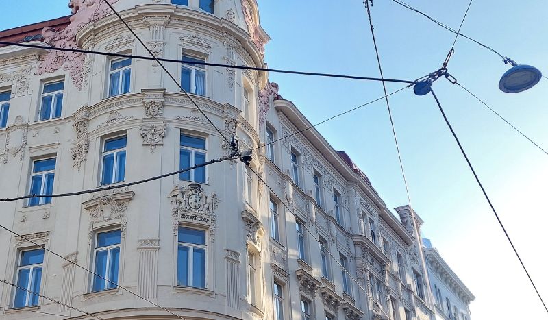 Das Haus „zu den 7 Sternen“ ist namensgebend für das Siebensternviertel. Foto: © Veronika Fischer