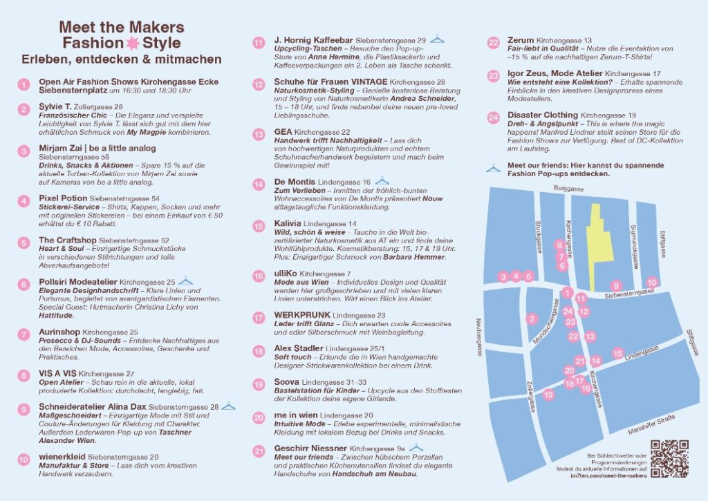 Meet the Makers – Fashion & Style Stationenplan