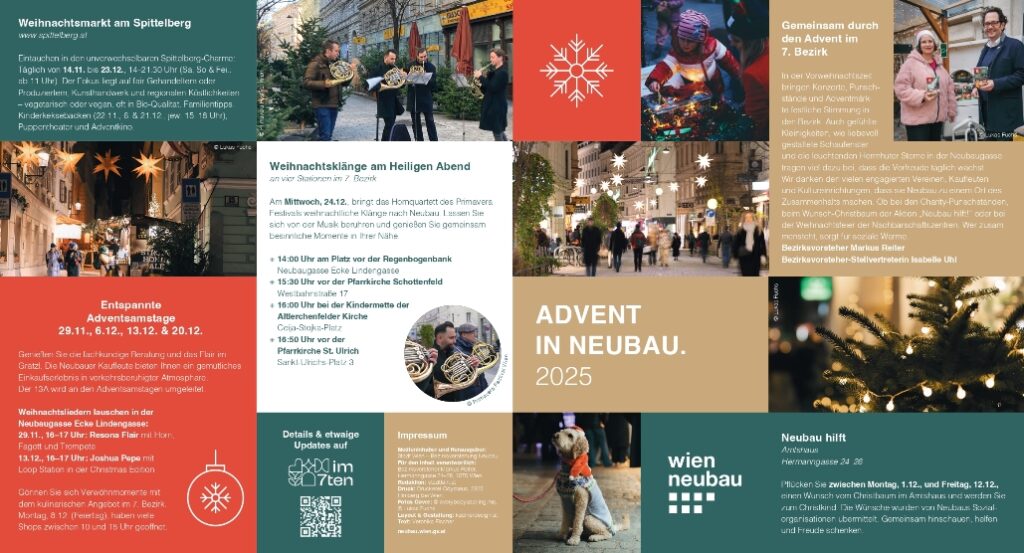 Lade dir den Advent in Neubau 2025 Folder herunter.