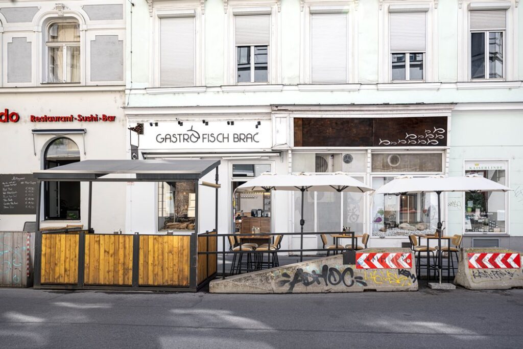 Die Fischboutique Gastro Fisch Brac ist in der Zollergasse 12, 1070 Wien, zuhause.