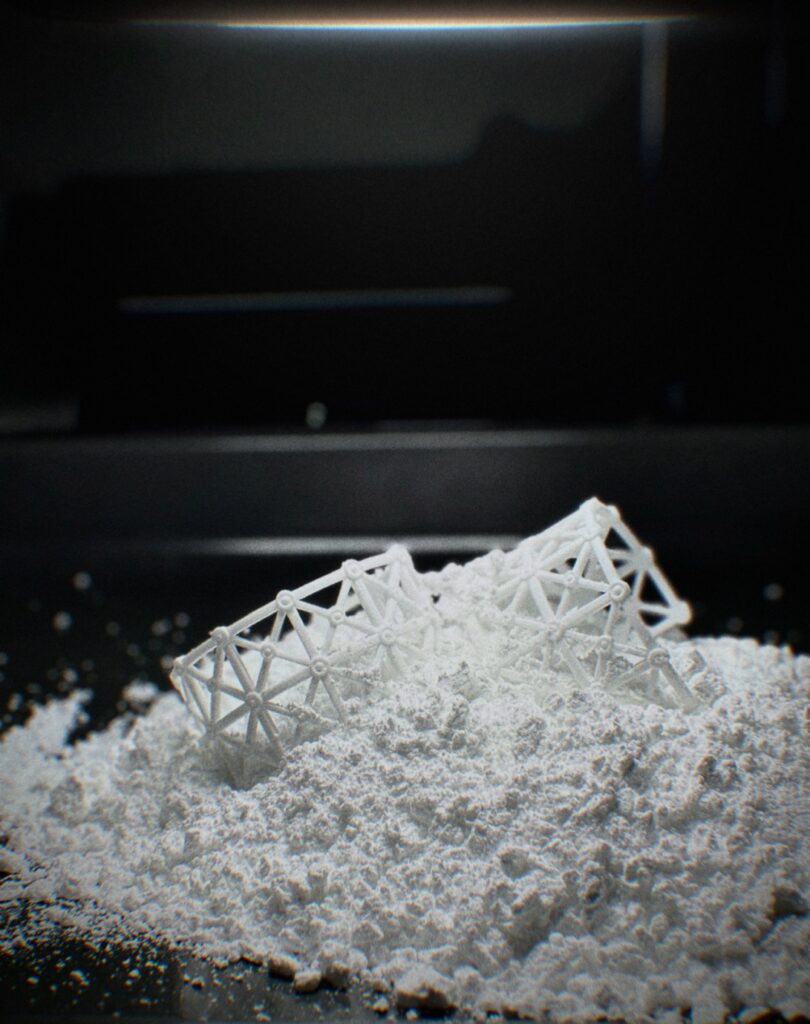 Es gibt kaum Abfall beim 3D-Druck der My Magpie Vienna Schmuckstücke. Foto: bereitgestellt