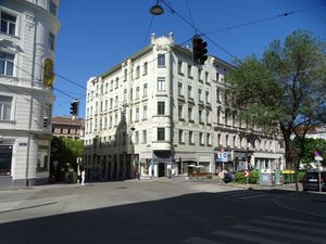 Kreuzung der Kirchengasse mit der Burggasse, Foto: © Veronika Fischer