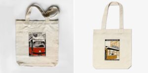 NKSP Stofftaschen mit Motiven für echte Wien-Fans. Fotos: WIER im Hof