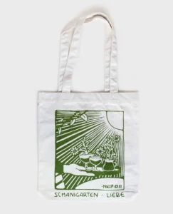 Die Schanigarten Tote Bag von NKSP gibt es bei WIER im Hof, Neubaugasse 27, 1070 Wien. Foto: WIER im Hof
