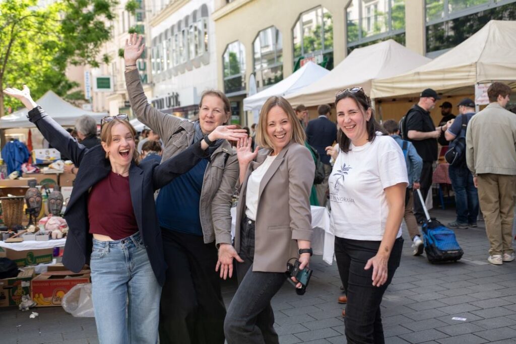 im7ten-Redaktionsteam: Katharina Kastner, Gudrun Kirchert, Veronika Fischer und Christiane Paulitsch. © Fernanda Nigro