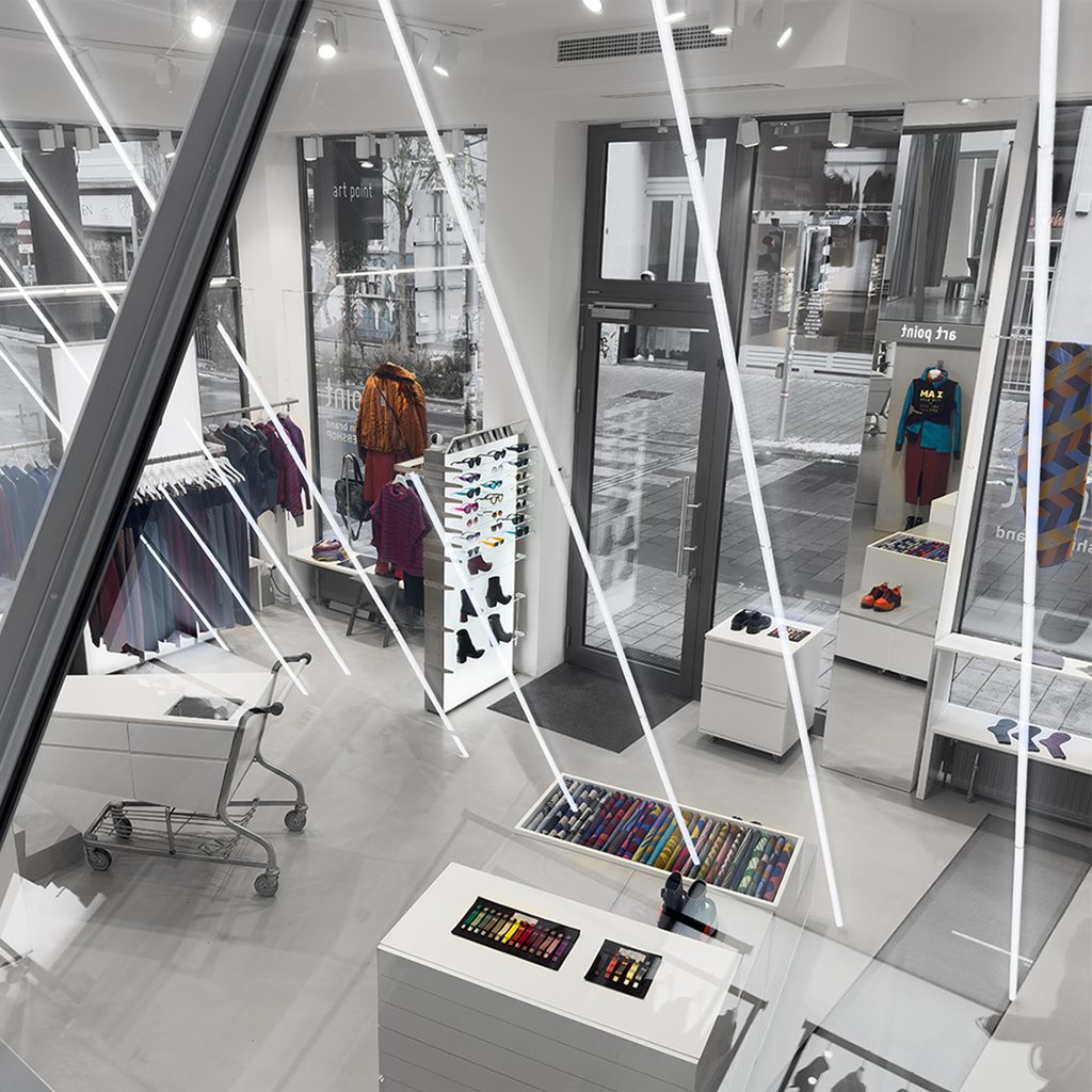 Der Store von art point in der Neubaugasse hat Galeriecharakter. 