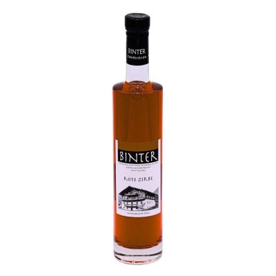 Gewinne eine Flasche Rote Zirbe beim im7ten-Gewinnspiel, gesponsert von Binter Store/Bar.